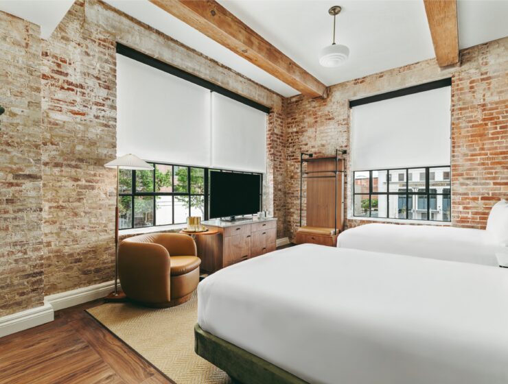 The Hotel Monroe Double Queen Room