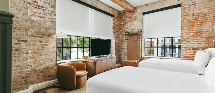 The Hotel Monroe Double Queen Room