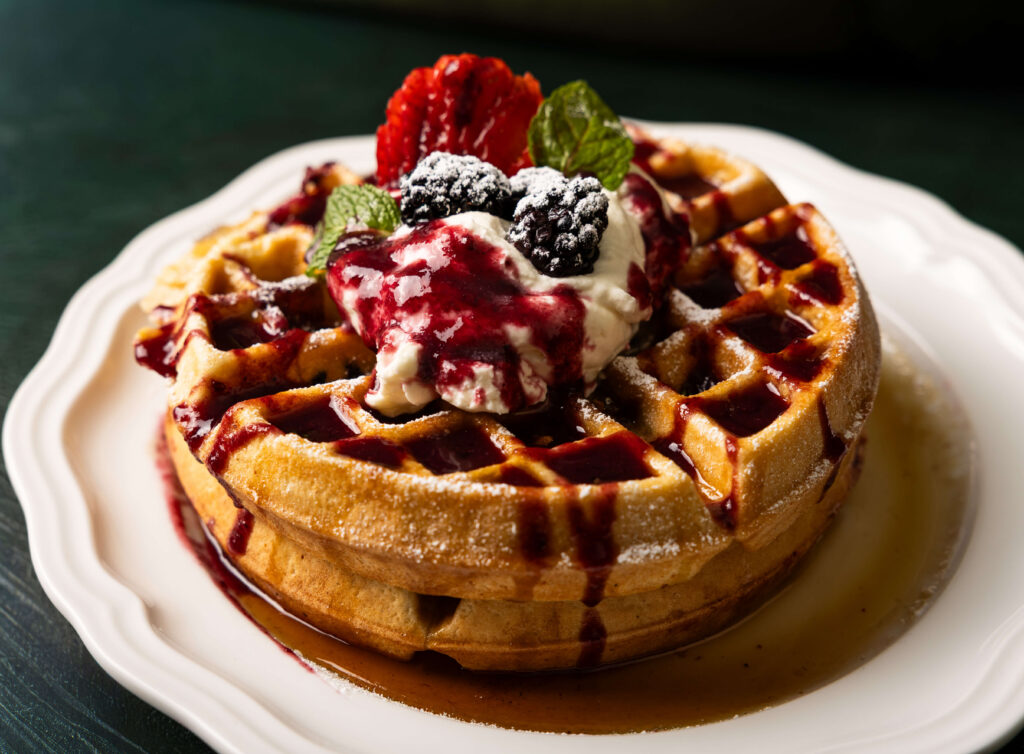 Fresh Fruit Waffle